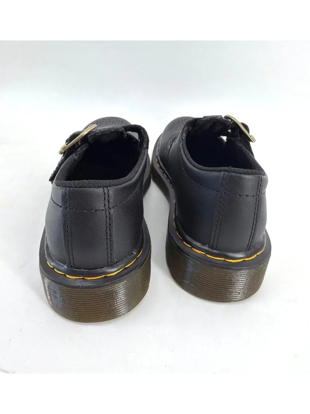 Dr Martens 8065 Black Leather Mary Jane Formal Girl Shoes Kids Size 12